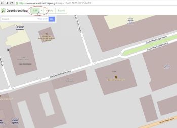 OSM Edit Button