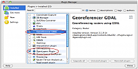 Georeferencer Plugin